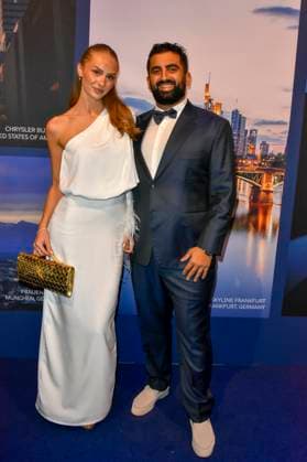ABB GUERLAIN- Stella Elena, Joseph Uyanik zu Gast bei der Feier Event des Launch der Marke Maision Guerlain im Lofthouse am 24.09.2026 in Duesseldorf - Guerlain ist ein franzoesischer Kosmetikkonzern NRW Deutschland