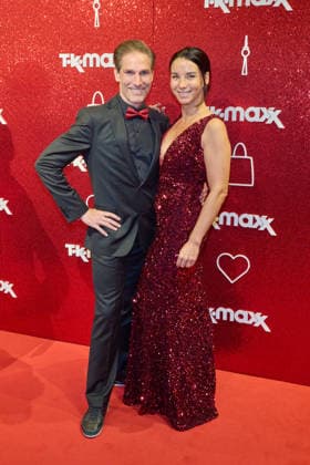 Christian Polanc mit Partnerin Laura Brand-Schulz - Wiedereroeffnung nach Erweiterung des TK Maxx Stores unter dem CODE RED Night am Alexanderplatz in Berlin am 24.09.2026. TK Maxx Store Re-Opening
