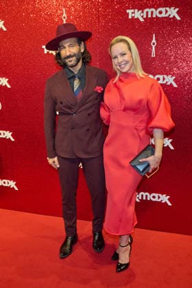 Massimo Sinato und Isabel Edvardsson - Wiedereroeffnung nach Erweiterung des TK Maxx Stores unter dem CODE RED Night am Alexanderplatz in Berlin am 24.09.2026. TK Maxx Store Re-Opening