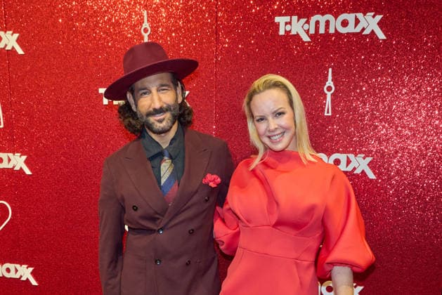 Massimo Sinato und Isabel Edvardsson - Wiedereroeffnung nach Erweiterung des TK Maxx Stores unter dem CODE RED Night am Alexanderplatz in Berlin am 24.09.2026. TK Maxx Store Re-Opening