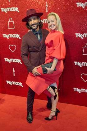 Massimo Sinato und Isabel Edvardsson - Wiedereroeffnung nach Erweiterung des TK Maxx Stores unter dem CODE RED Night am Alexanderplatz in Berlin am 24.09.2026. TK Maxx Store Re-Opening