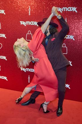 Massimo Sinato und Isabel Edvardsson - Wiedereroeffnung nach Erweiterung des TK Maxx Stores unter dem CODE RED Night am Alexanderplatz in Berlin am 24.09.2026. TK Maxx Store Re-Opening
