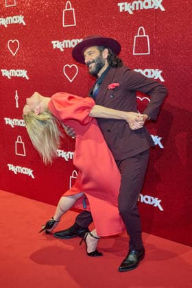 Massimo Sinato und Isabel Edvardsson - Wiedereroeffnung nach Erweiterung des TK Maxx Stores unter dem CODE RED Night am Alexanderplatz in Berlin am 24.09.2026. TK Maxx Store Re-Opening