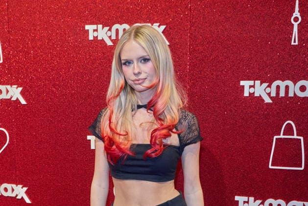 Leni Mariee - Wiedereroeffnung nach Erweiterung des TK Maxx Stores unter dem CODE RED Night am Alexanderplatz in Berlin am 24.09.2026. TK Maxx Store Re-Opening