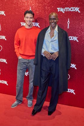 Diego Pooth und Bruce Darnell - Wiedereroeffnung nach Erweiterung des TK Maxx Stores unter dem CODE RED Night am Alexanderplatz in Berlin am 24.09.2026. TK Maxx Store Re-Opening