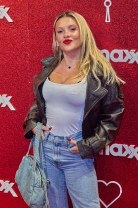 Evelyn Burdecki - Wiedereroeffnung nach Erweiterung des TK Maxx Stores unter dem CODE RED Night am Alexanderplatz in Berlin am 24.09.2026. TK Maxx Store Re-Opening