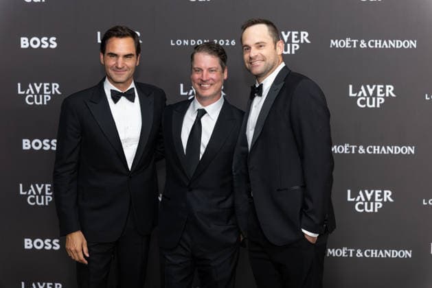 Sports stars attend the Laver Cup Opening Night Gala at Magazine London in London, England Featuring: Roger Federer and Andy Roddick Where: London, Greater London, United Kingdom When: 24 Sep 2026 Credit: Alex Cropper Cover Images **Mandatory Credit: Alex Cropper Cover Images** EDITORIAL USE ONLY. NOT FOR USE BY NEWSPAPERS BASED IN THE UK. Copyright: xx coverimg56056898