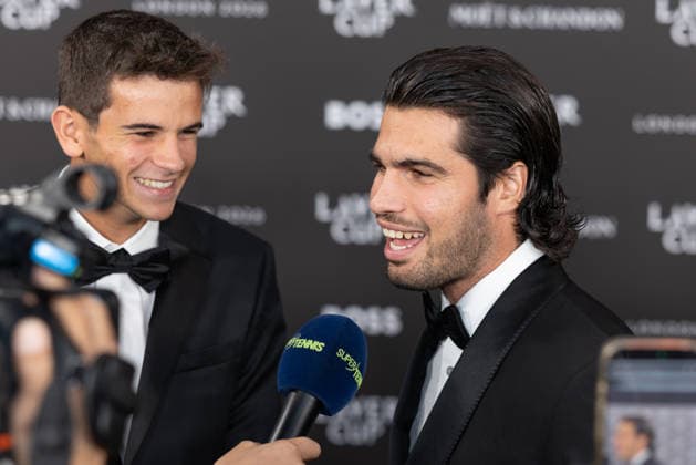 Sports stars attend the Laver Cup Opening Night Gala at Magazine London in London, England Featuring: Carlos Alcaraz Where: London, Greater London, United Kingdom When: 24 Sep 2026 Credit: Alex Cropper Cover Images **Mandatory Credit: Alex Cropper Cover Images** EDITORIAL USE ONLY. NOT FOR USE BY NEWSPAPERS BASED IN THE UK. Copyright: xx coverimg56056877