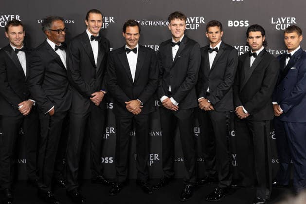 Sports stars attend the Laver Cup Opening Night Gala at Magazine London in London, England Featuring: Guests Where: London, Greater London, United Kingdom When: 24 Sep 2026 Credit: Alex Cropper Cover Images **Mandatory Credit: Alex Cropper Cover Images** EDITORIAL USE ONLY. NOT FOR USE BY NEWSPAPERS BASED IN THE UK. Copyright: xx coverimg56056878
