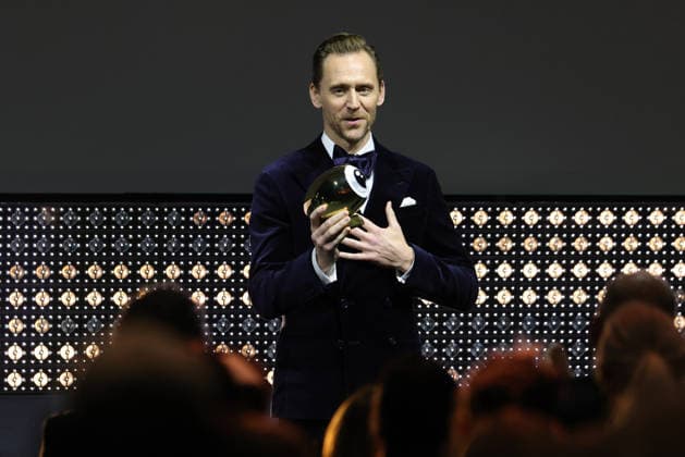22. Zurich Film Festival 2026 Tom Hiddleston (Thomas William Hiddleston, britischer Schauspieler) wird mit dem Golden Eye Award ausgezeichnet. Opening Night des 22. Zurich Film Festivals am 24.09.2026 im Kongresshaus Zürich. Kanton Zürich, Schweiz.