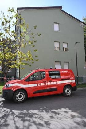 September 25, 2026, Lucca, Lucca, Italy: A building caught fire overnight, killing two people in San Vito a Lucca. The building is uninhabitable, with 16 people evacuated. Lucca, September 25, 2026 Lucca Italy  - ZUMAa289 20260925_zia_a289_096 Copyright: xStefanoxDallexLuchex xAgfx