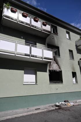 September 25, 2026, Lucca, Lucca, Italy: A building caught fire overnight, killing two people in San Vito a Lucca. The building is uninhabitable, with 16 people evacuated. Lucca, September 25, 2026 Lucca Italy  - ZUMAa289 20260925_zia_a289_097 Copyright: xStefanoxDallexLuchex xAgfx