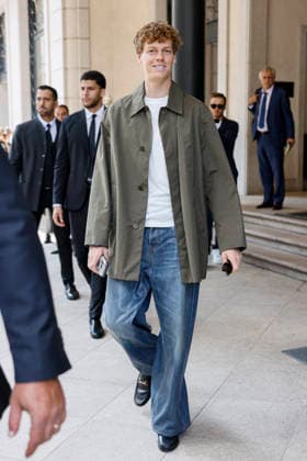MFW Spring Summer 2027 Yannik Sinner MP MILAN, ITALY - SEPTEMBER 25: Yannik Sinner is going to Gucci fashion showduring the Milan Fashion Week - Womenswear Spring Summer 2027 on September 24, 2026 in Milan, Italy. Photo by Marco Piovanotto Abacapress.com Milan Italy  Copyright: xPiovanottoxMarco ABACAx