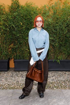 IPA88955155 - Milan, Milan Women™s Fashion Week Spring Summer 2027 - Women™s Fashion, Spring Summer 2027 - Tod™s fashion show - guests - In the photo: FAYE TSUI  Copyright: xCinziaxCamelax xx IPA88955155