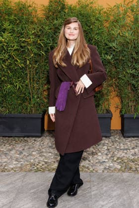 IPA88955214 - Milan, Milan Women™s Fashion Week Spring Summer 2027 - Women™s Fashion, Spring Summer 2027 - Tod™s fashion show - guests - In the photo: SARA WALKER  Copyright: xCinziaxCamelax xx IPA88955214
