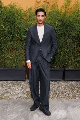 IPA88955279 - Milan, Milan Women™s Fashion Week Spring Summer 2027 - Women™s Fashion, Spring Summer 2027 - Tod™s fashion show - guests - Pictured: Rahi Chadda  Copyright: xCinziaxCamelax xx IPA88955279
