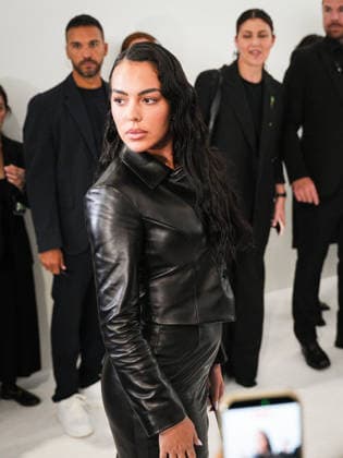 IPA88956775 - Milan, Milan Women™s Fashion Week Spring Summer 2027 - Women™s Fashion, Spring Summer 2027 - GUCCI fashion show - guests pictured: Georgina Rodriguez  Copyright: xRiccardoxGiordanox xRiccardoxGiordanox IPA88956775