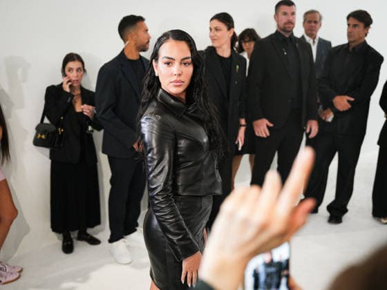 IPA88956778 - Milan, Milan Women™s Fashion Week Spring Summer 2027 - Women™s Fashion, Spring Summer 2027 - GUCCI fashion show - guests pictured: Georgina Rodriguez  Copyright: xRiccardoxGiordanox xRiccardoxGiordanox IPA88956778