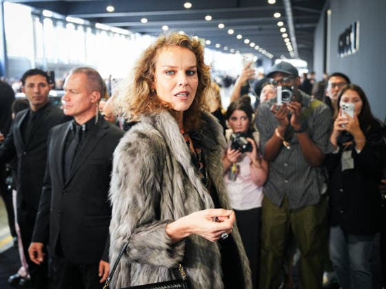 IPA88956782 - Milan, Milan Women™s Fashion Week Spring Summer 2027 - Women™s Fashion, Spring Summer 2027 - GUCCI fashion show - guests pictured: Eva Herzigova  Copyright: xRiccardoxGiordanox xRiccardoxGiordanox IPA88956782