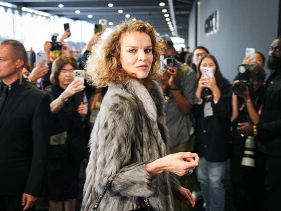 IPA88956783 - Milan, Milan Women™s Fashion Week Spring Summer 2027 - Women™s Fashion, Spring Summer 2027 - GUCCI fashion show - guests pictured: Eva Herzigova  Copyright: xRiccardoxGiordanox xRiccardoxGiordanox IPA88956783
