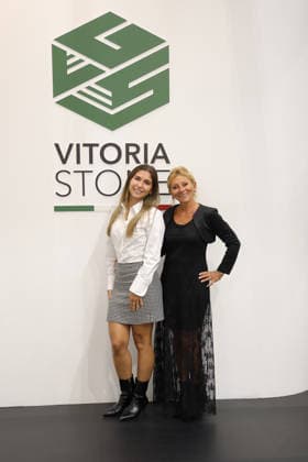 September 25, 2026, Verona, Italy: The Vitoria store Stand during the Marmomac 2026 Marmomac 2026 at Veronafiere. The international trade fair brings together companies, professionals and industry operators, showcasing natural stone materials, technologies and new applications during the Marmomac 2026 at Veronafiere. Verona Italy  - ZUMAs197 20260925_aaa_s197_086 Copyright: xEmanuelexPennacchiox