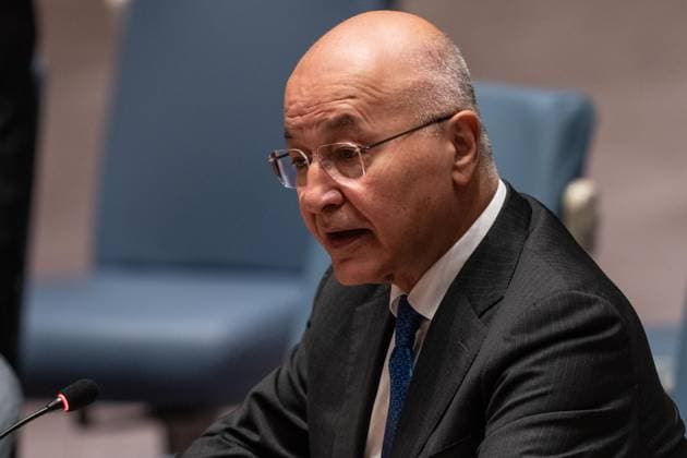 September 25, 2026, Bronx, New York, USA: Barham Salih, United Nations High Commissioner for Refugees briefs Security Council during meeting at United Nations Headquarters in New York, NY on September 25, 2026. Bronx USA  - ZUMAr339 20260925_znp_r339_012 Copyright: xLevxRadinx
