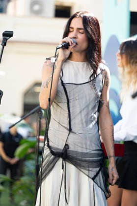 Natalia Lacunza Performs in Madrid, Spain - 25 Sep 2026 Singer Natalia Lacunza performs during a concert at a Spotify event at the Callao Cinema. Madrid Spain Copyright: xAtilanoxGarciax xSOPAxImagesx PHOTO09481