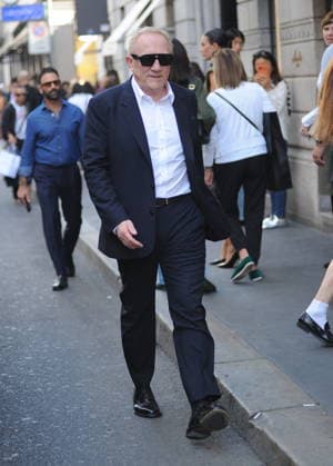 RECORD DATE NOT STATED IPA88963001 - Milan—photo by Mimmo Carriero—After the Gucci fashion show, François Henry Pinault arrives downtown and heads to his hotel  Copyright: xx xx IPA88963001