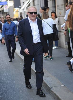 RECORD DATE NOT STATED IPA88963003 - Milan—photo by Mimmo Carriero—After the Gucci fashion show, François Henry Pinault arrives downtown and heads to his hotel  Copyright: xx xx IPA88963003