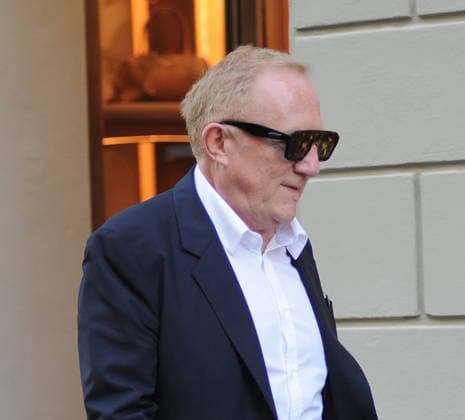 RECORD DATE NOT STATED IPA88963013 - Milan—photo by Mimmo Carriero—After the Gucci fashion show, François Henry Pinault arrives downtown and heads to his hotel  Copyright: xx xx IPA88963013
