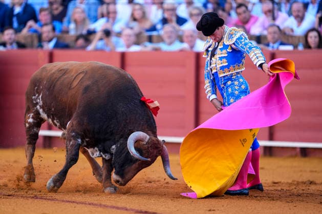 Second Subscription Bullfight of the San Miguel Fair in Seville: José María Manzanares during the second subscription bullfight of the San Miguel Fair at the Real Maestranza de Caballería on September 25, 2026, in Seville, Andalusia, Spain José María Manzanares, Alejandro Talavante, and Juan Ortega fought bulls from Puerto de San Lorenzo and Ventana de San Lorenzo during the first subscription bullfight of the San Miguel Fair on September 25, 2026, in Seville, Andalusia, Spain  Copyright: xJoaquinxCorcherox 7800421