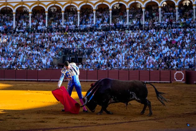 Second Subscription Bullfight of the San Miguel Fair in Seville: José María Manzanares during the second subscription bullfight of the San Miguel Fair at the Real Maestranza de Caballería on September 25, 2026, in Seville, Andalusia, Spain José María Manzanares, Alejandro Talavante, and Juan Ortega fought bulls from Puerto de San Lorenzo and Ventana de San Lorenzo during the first subscription bullfight of the San Miguel Fair on September 25, 2026, in Seville, Andalusia, Spain  Copyright: xJoaquinxCorcherox 7800424