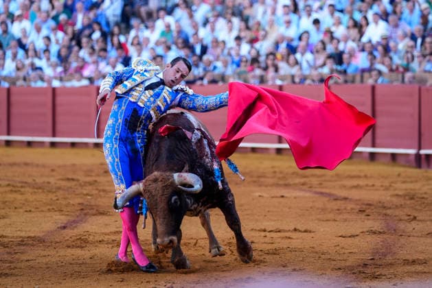 Second Subscription Bullfight of the San Miguel Fair in Seville: José María Manzanares during the second subscription bullfight of the San Miguel Fair at the Real Maestranza de Caballería on September 25, 2026, in Seville, Andalusia, Spain José María Manzanares, Alejandro Talavante, and Juan Ortega fought bulls from Puerto de San Lorenzo and Ventana de San Lorenzo during the first subscription bullfight of the San Miguel Fair on September 25, 2026, in Seville, Andalusia, Spain  Copyright: xJoaquinxCorcherox 7800433