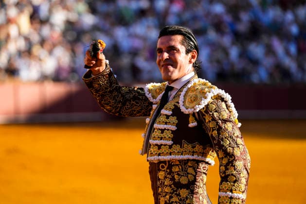 Second Subscription Bullfight of the San Miguel Fair in Seville: Alejandro Talavante during the second subscription bullfight of the San Miguel Fair at the Real Maestranza de Caballería on September 25, 2026, in Seville, Andalusia, Spain José María Manzanares, Alejandro Talavante, and Juan Ortega fought bulls from Puerto de San Lorenzo and Ventana de San Lorenzo during the first subscription bullfight of the San Miguel Fair on September 25, 2026, in Seville, Andalusia, Spain  Copyright: xJoaquinxCorcherox 7800451