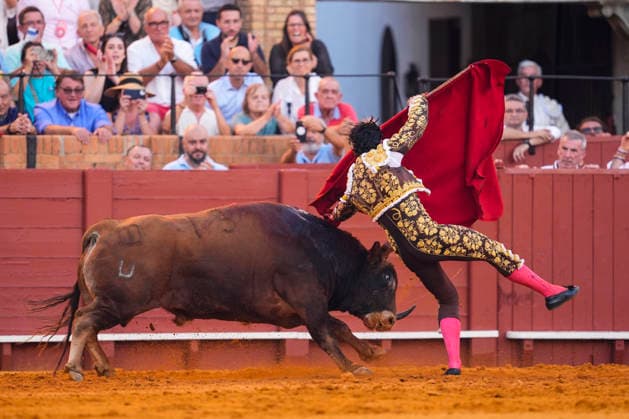 Second Subscription Bullfight of the San Miguel Fair in Seville: Alejandro Talavante during the second subscription bullfight of the San Miguel Fair at the Real Maestranza de Caballería on September 25, 2026, in Seville, Andalusia, Spain José María Manzanares, Alejandro Talavante, and Juan Ortega fought bulls from Puerto de San Lorenzo and Ventana de San Lorenzo during the first subscription bullfight of the San Miguel Fair on September 25, 2026, in Seville, Andalusia, Spain  Copyright: xJoaquinxCorcherox 7800456