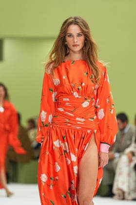 IPA88969529 - Milan, Milan Women™s Fashion Week Spring Summer 2027 - Women™s Fashion, Spring Summer 2027 - Luisa Spagnoli fashion show - runway Pictured: models  Copyright: xRiccardoxGIordanox xRiccardoxGiordano IPAx IPA88969529