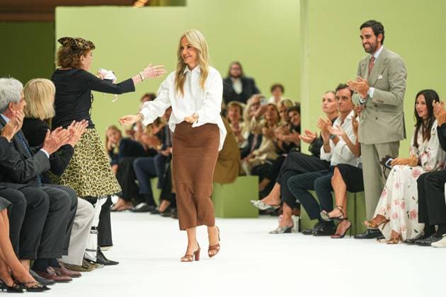 IPA88969905 - Milan, Milan Women™s Fashion Week Spring Summer 2027 - Women™s Fashion, Spring Summer 2027 - Luisa Spagnoli fashion show - runway Pictured: Nicoletta Spagnoli  Copyright: xRiccardoxGIordanox xRiccardoxGiordano IPAx IPA88969905