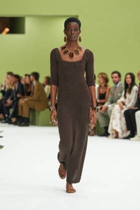 IPA88969524 - Milan, Milan Women™s Fashion Week Spring Summer 2027 - Women™s Fashion, Spring Summer 2027 - Luisa Spagnoli fashion show - runway Pictured: models  Copyright: xRiccardoxGIordanox xRiccardoxGiordano IPAx IPA88969524