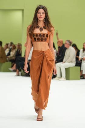 IPA88969601 - Milan, Milan Women™s Fashion Week Spring Summer 2027 - Women™s Fashion, Spring Summer 2027 - Luisa Spagnoli fashion show - runway Pictured: models  Copyright: xRiccardoxGIordanox xRiccardoxGiordano IPAx IPA88969601