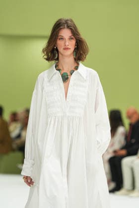 IPA88969634 - Milan, Milan Women™s Fashion Week Spring Summer 2027 - Women™s Fashion, Spring Summer 2027 - Luisa Spagnoli fashion show - runway In the photo: models  Copyright: xRiccardoxGIordanox xRiccardoxGiordano IPAx IPA88969634