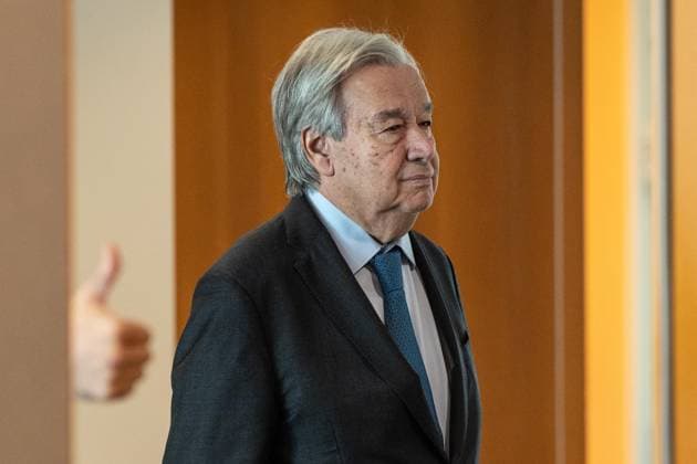 September 25, 2026, Bronx, New York, USA: The Secretary-General Antonio Guterres meets with Dr. Masoud Pezeshkian, President of Islamic Republic of Iran at United Nations Headquarters in New York, NY on September 25, 2026. Bronx USA - ZUMAr339 20260925_znp_r339_035 Copyright: xLevxRadinx