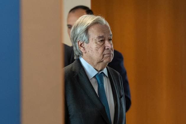 September 25, 2026, Bronx, New York, USA: The Secretary-General Antonio Guterres meets with Dr. Masoud Pezeshkian, President of Islamic Republic of Iran at United Nations Headquarters in New York, NY on September 25, 2026. Bronx USA  - ZUMAr339 20260925_znp_r339_033 Copyright: xLevxRadinx