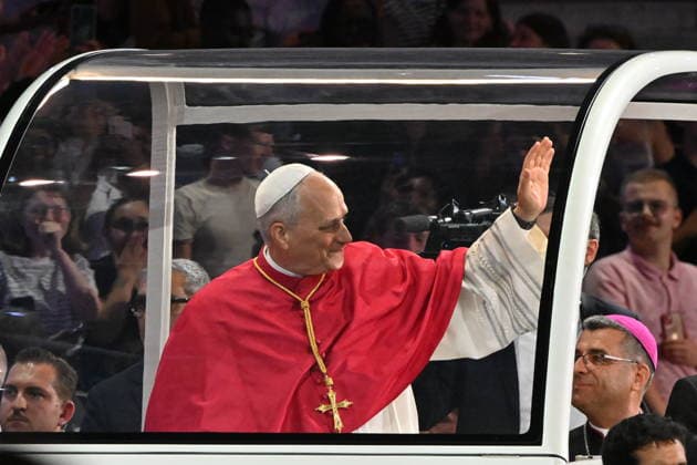 IPA88970705 - France, Paris, Vatican, September 25, 2026 Prayer vigil with young people at the Stade de France in Saint-Denis, led by Pope Leo XIV during his apostolic journey to France. Photo by ALESSIA GIULIANI Catholic Press Photo  Copyright: xALESSIAxGIULIANI xCatholicxPressxPhotox xALESSIAxGIULIANI xCatholicxPressxPhotox IPA88970705