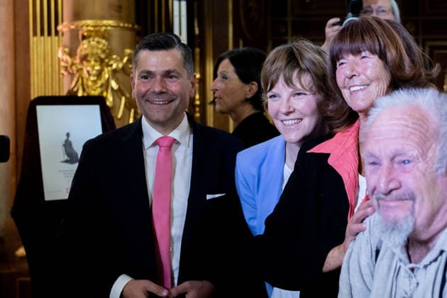Verleihung des Elisabeth-Preises im Goldenen Saal des Augsburger Rathauses. Der Oberbürgermeister der Stadt Augsburg Dr. Florian Freund (SPD)