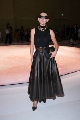 IPA88970592 - Milan, Milan Women™s Fashion Week Spring Summer 2027 - Women™s Fashion, Spring Summer 2027 - Luisa Spagnoli fashion show - front row Pictured: guest  Copyright: xRiccardoxGIordanox xRiccardoxGiordano IPAx IPA88970592
