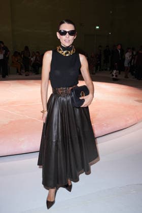 IPA88970596 - Milan, Milan Women™s Fashion Week Spring Summer 2027 - Women™s Fashion, Spring Summer 2027 - Luisa Spagnoli fashion show - front row in the photo: guest  Copyright: xRiccardoxGIordanox xRiccardoxGiordano IPAx IPA88970596