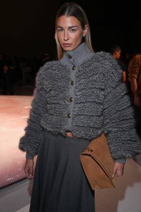 IPA88970680 - Milan, Milan Women™s Fashion Week Spring Summer 2027 - Women™s Fashion, Spring Summer 2027 - Luisa Spagnoli fashion show - front row in the photo: guest  Copyright: xRiccardoxGIordanox xRiccardoxGiordano IPAx IPA88970680