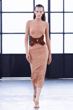 IPA88972868 - Milan, Milan Women™s Fashion Week Spring Summer 2027 - Women™s Fashion, Spring Summer 2027 - Elisabetta Franchi fashion show - fashion show - Pictured: model  Copyright: xCinziaxCamelax xx IPA88972868