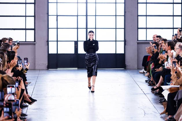 IPA88972960 - Milan, Milan Women™s Fashion Week Spring Summer 2027 - Women™s Fashion, Spring Summer 2027 - Elisabetta Franchi fashion show - fashion show - Pictured: Elisabetta Franchi  Copyright: xCinziaxCamelax xx IPA88972960