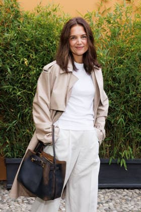 IPA88963128 - Milan, Milan Women™s Fashion Week Spring Summer 2027 - Women™s Fashion, Spring Summer 2027 - Tod™s fashion show - guests - Pictured: Katie Holmes.  Copyright: xCinziaxCamelax xx IPA88963128